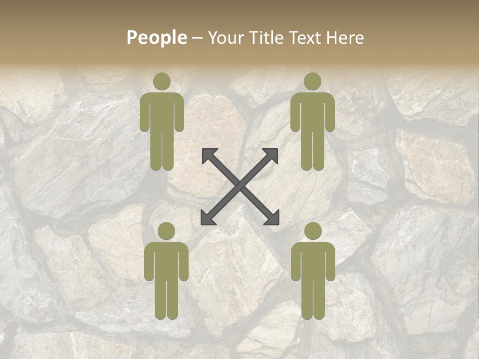 Rough Marble House PowerPoint Template