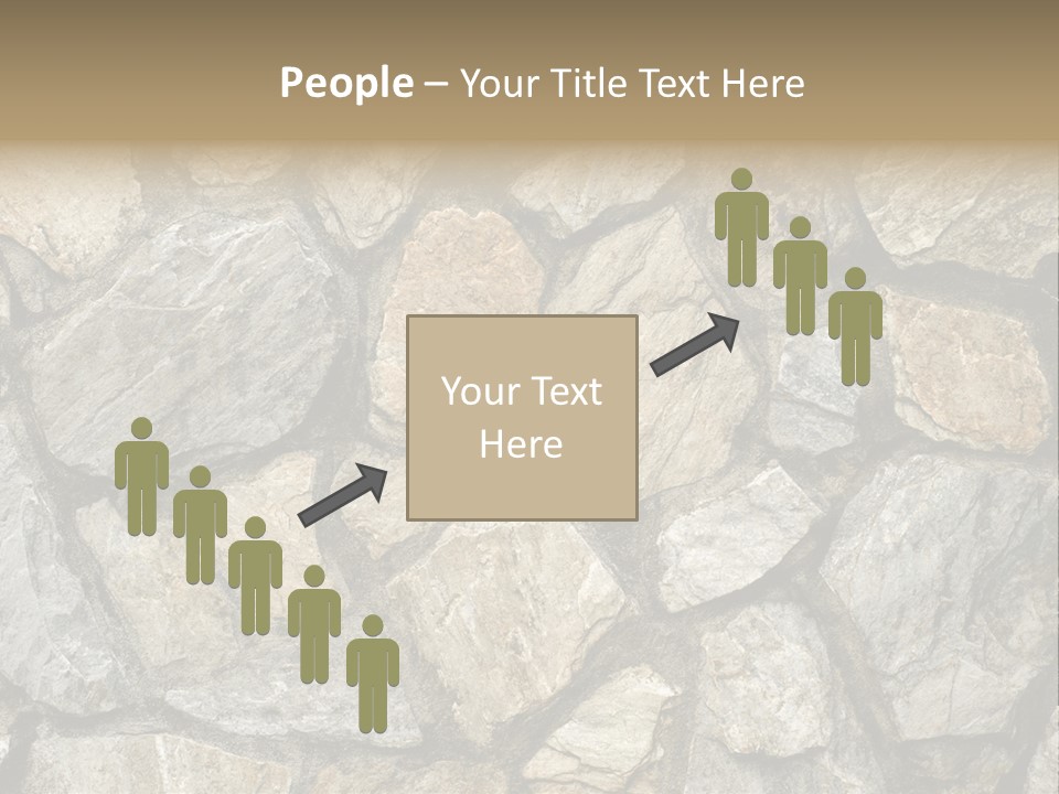 Rough Marble House PowerPoint Template