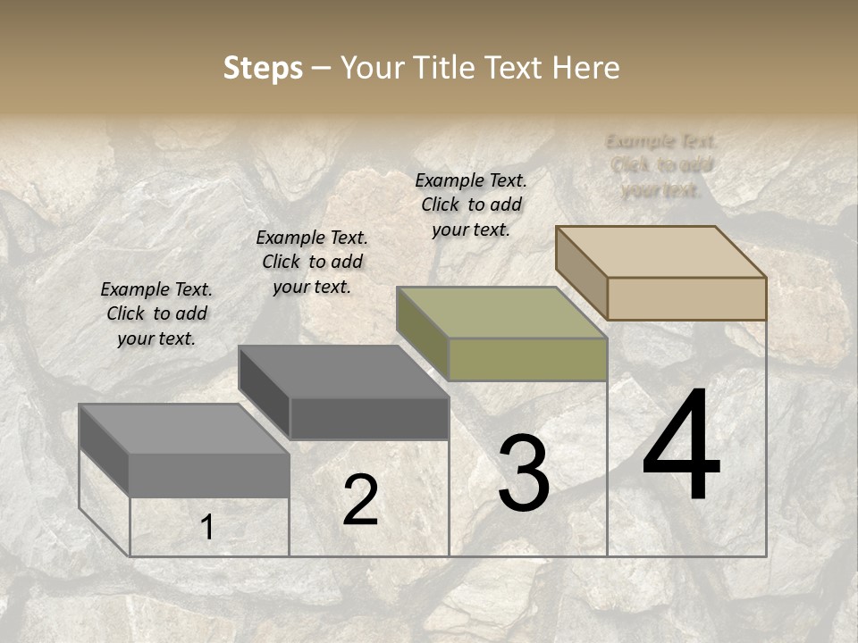 Rough Marble House PowerPoint Template