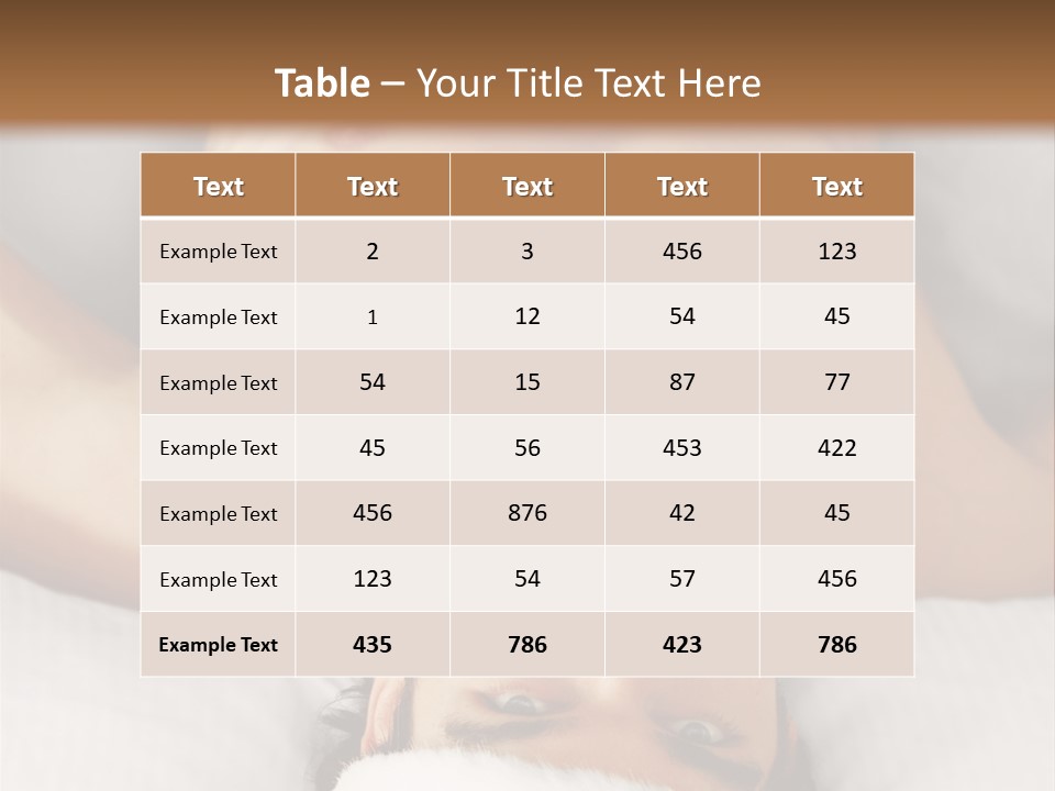 Seasonal Strong One PowerPoint Template