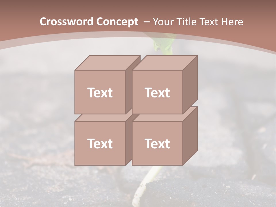 Grow Asphalt Spring PowerPoint Template