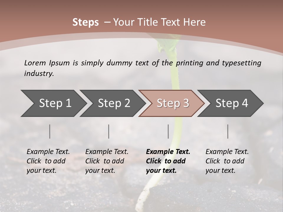 Grow Asphalt Spring PowerPoint Template