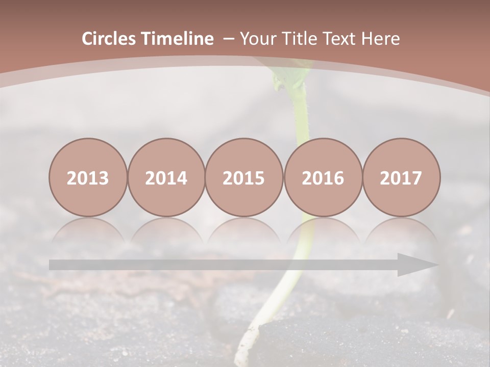 Grow Asphalt Spring PowerPoint Template