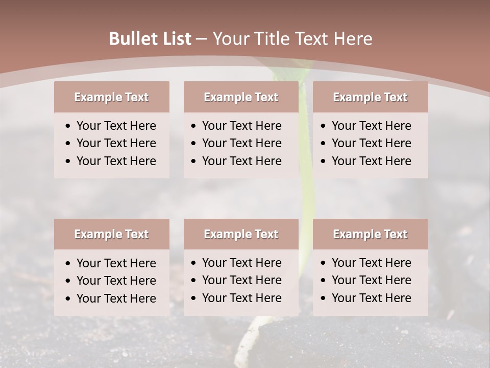 Grow Asphalt Spring PowerPoint Template