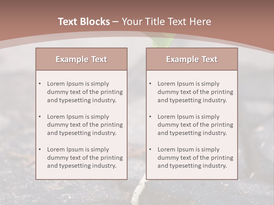 Grow Asphalt Spring PowerPoint Template