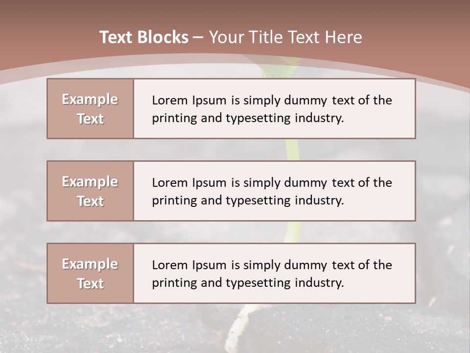Grow Asphalt Spring PowerPoint Template