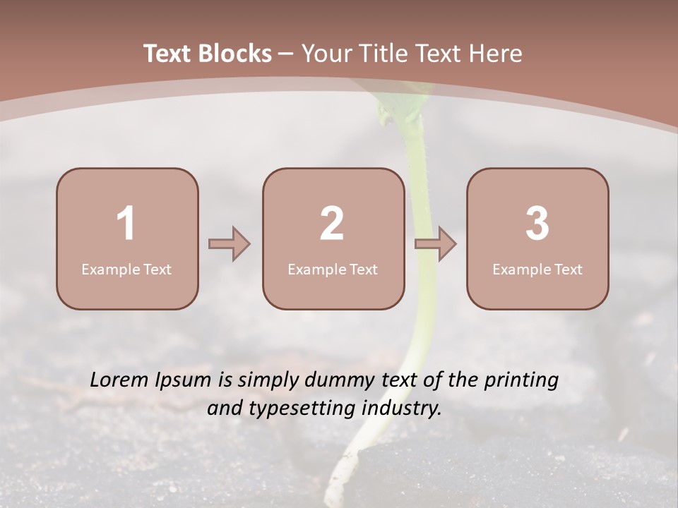 Grow Asphalt Spring PowerPoint Template