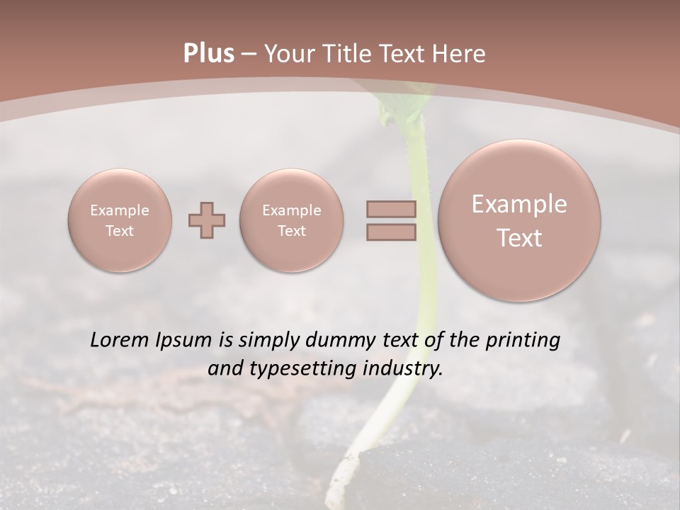 Grow Asphalt Spring PowerPoint Template