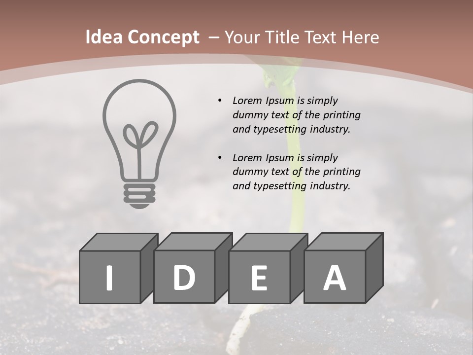 Grow Asphalt Spring PowerPoint Template