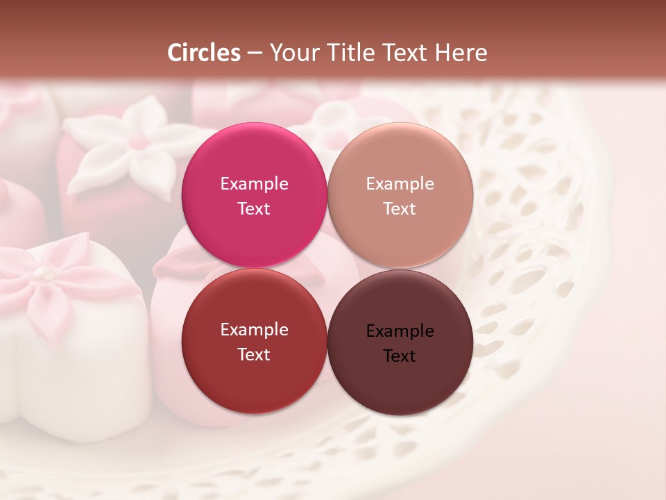 Tablecloth Flower Still PowerPoint Template