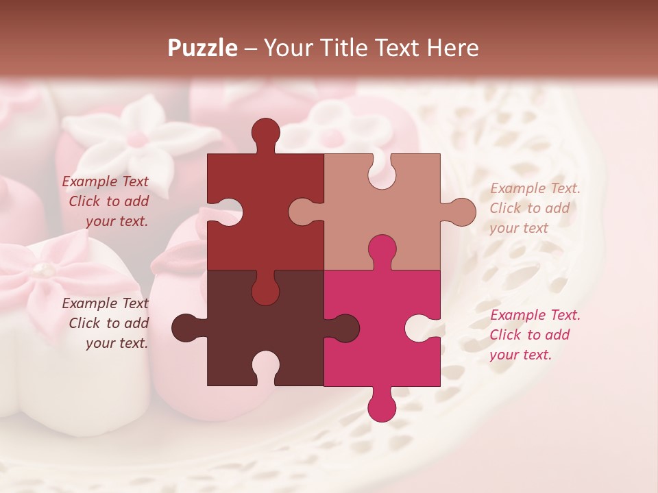 Tablecloth Flower Still PowerPoint Template