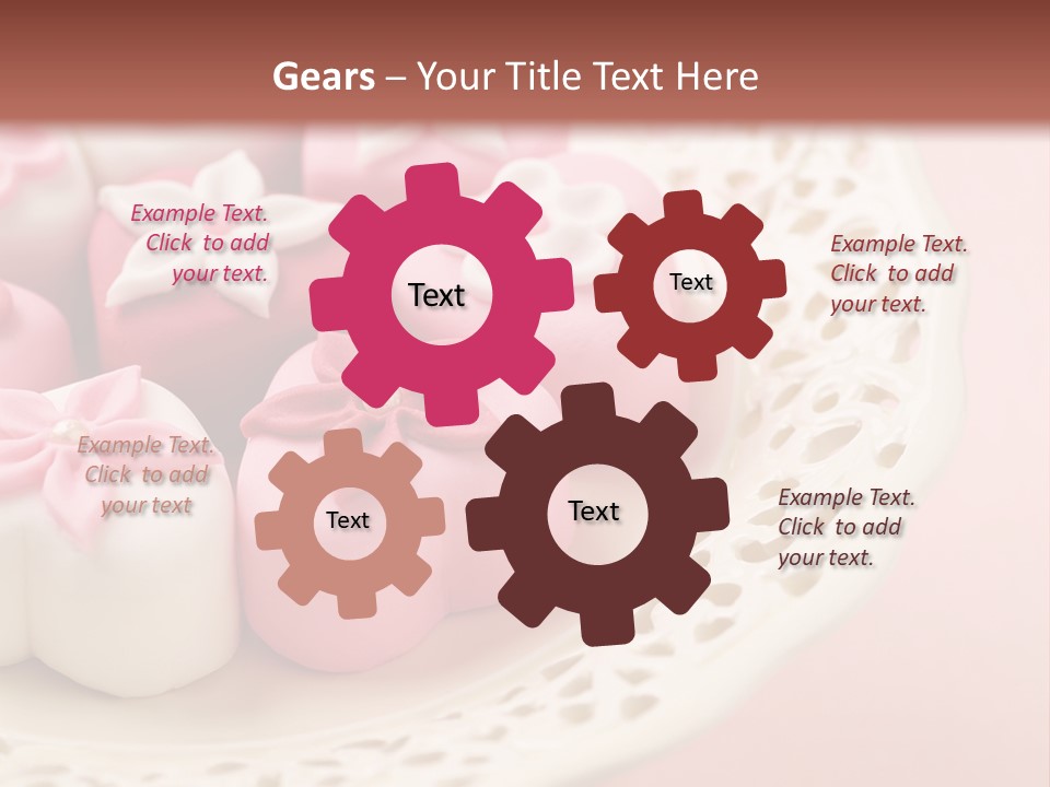 Tablecloth Flower Still PowerPoint Template