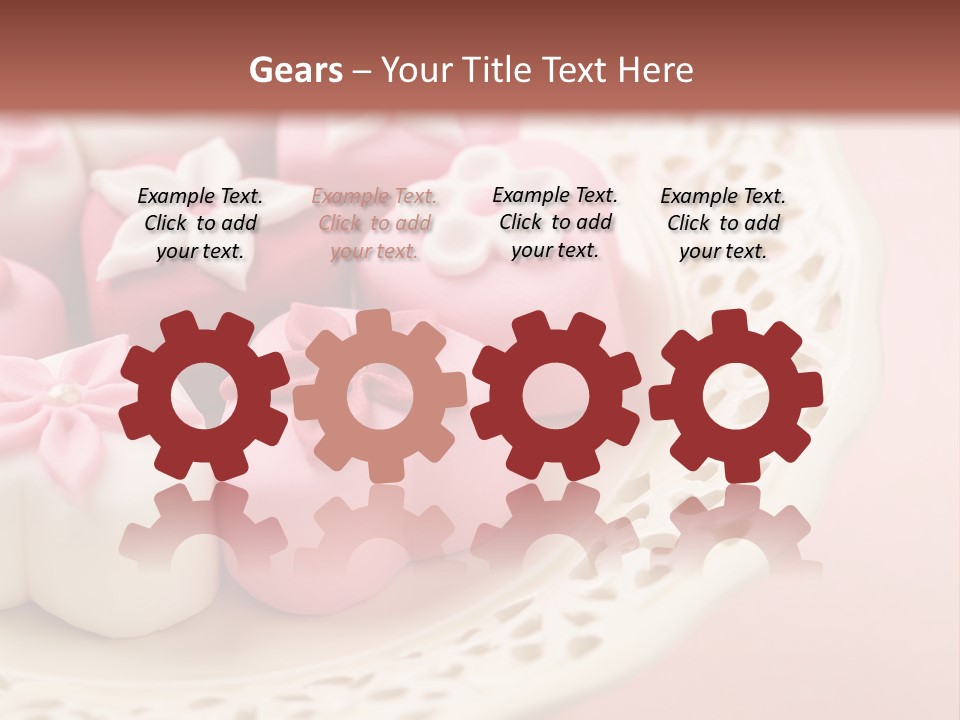Tablecloth Flower Still PowerPoint Template