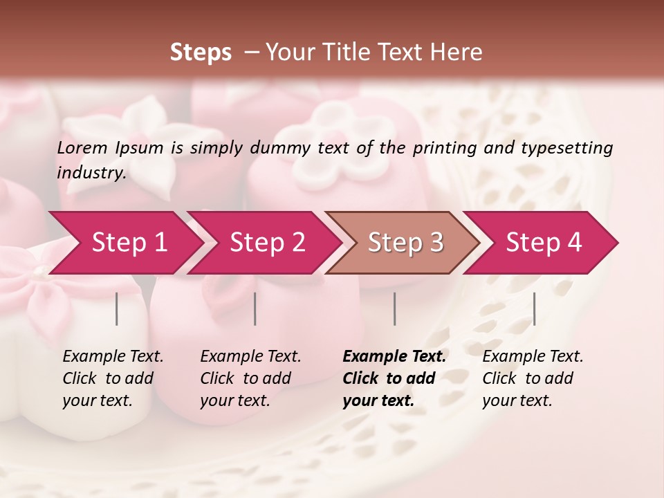 Tablecloth Flower Still PowerPoint Template