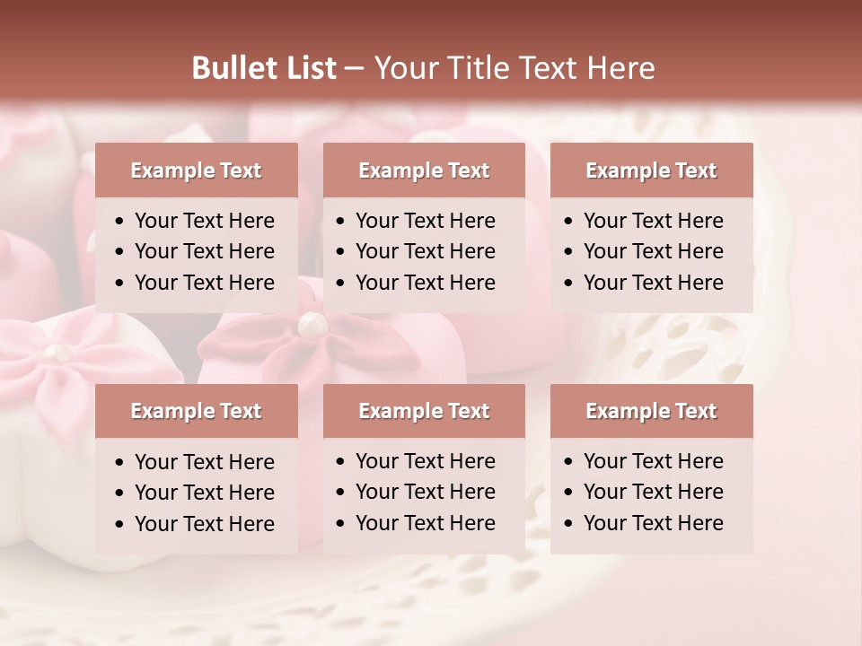 Tablecloth Flower Still PowerPoint Template