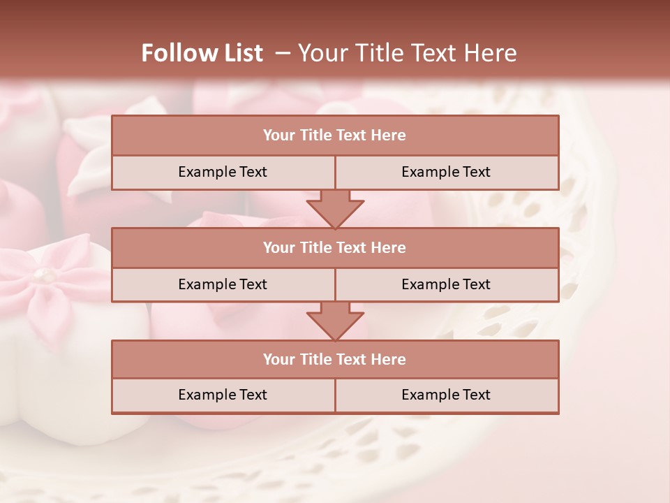 Tablecloth Flower Still PowerPoint Template