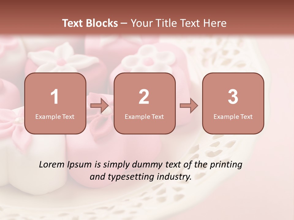 Tablecloth Flower Still PowerPoint Template