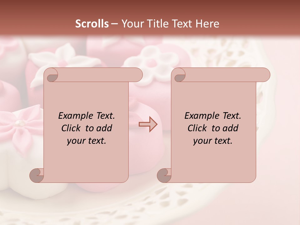 Tablecloth Flower Still PowerPoint Template