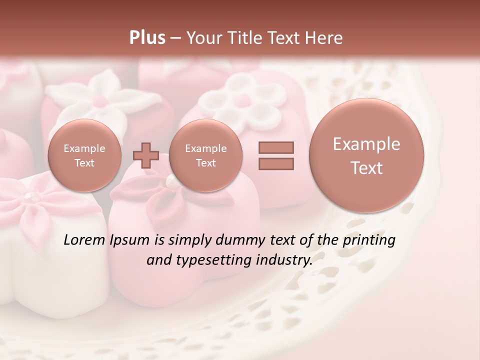 Tablecloth Flower Still PowerPoint Template