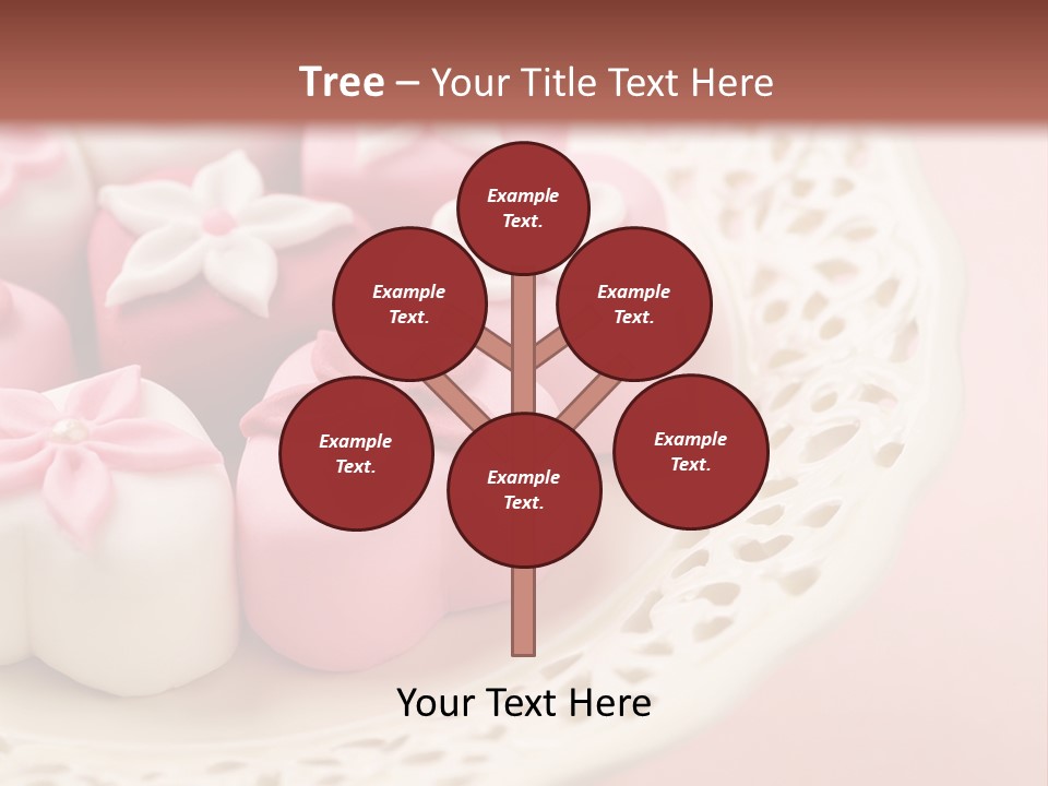 Tablecloth Flower Still PowerPoint Template