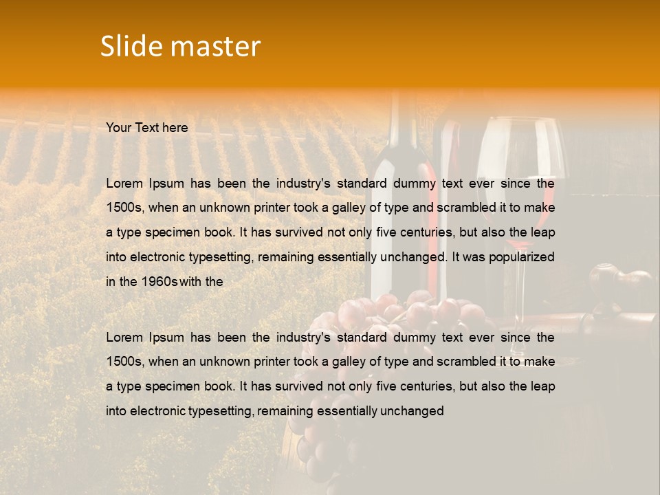 Atmosphere Stopper Leaf PowerPoint Template