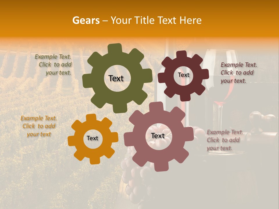 Atmosphere Stopper Leaf PowerPoint Template