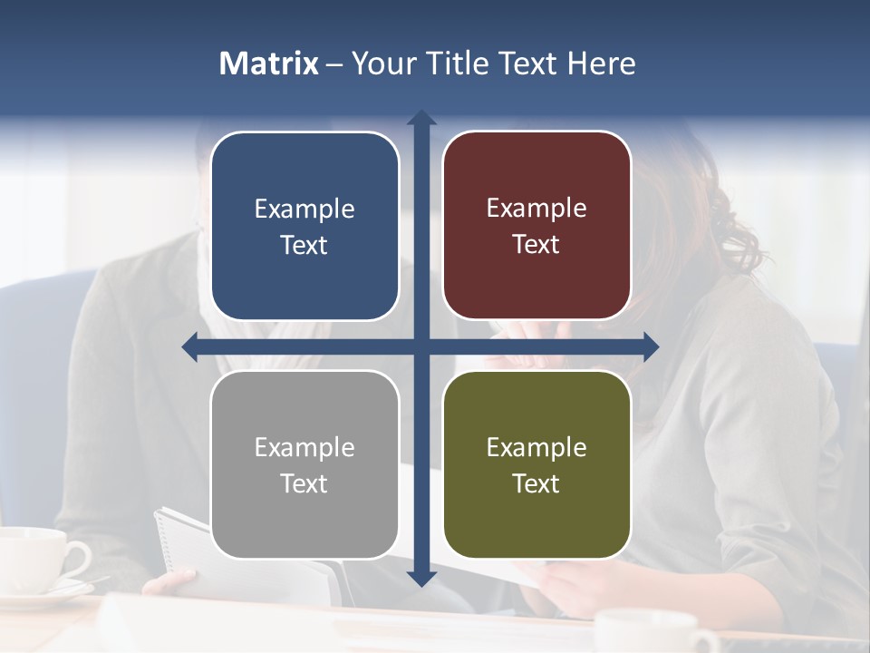 Female Workgroup Young PowerPoint Template