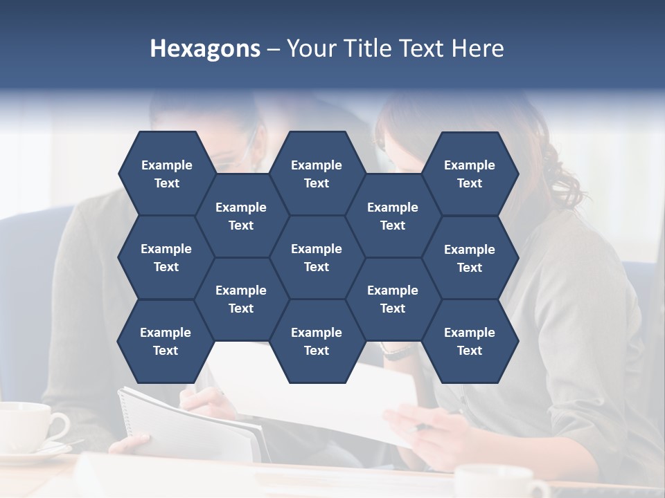 Female Workgroup Young PowerPoint Template