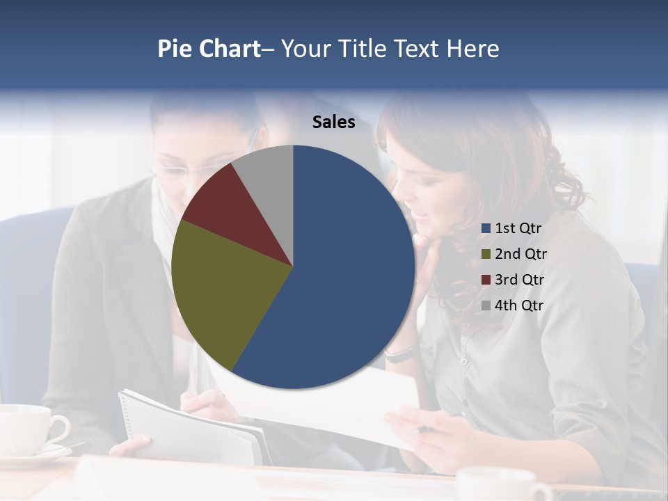 Female Workgroup Young PowerPoint Template
