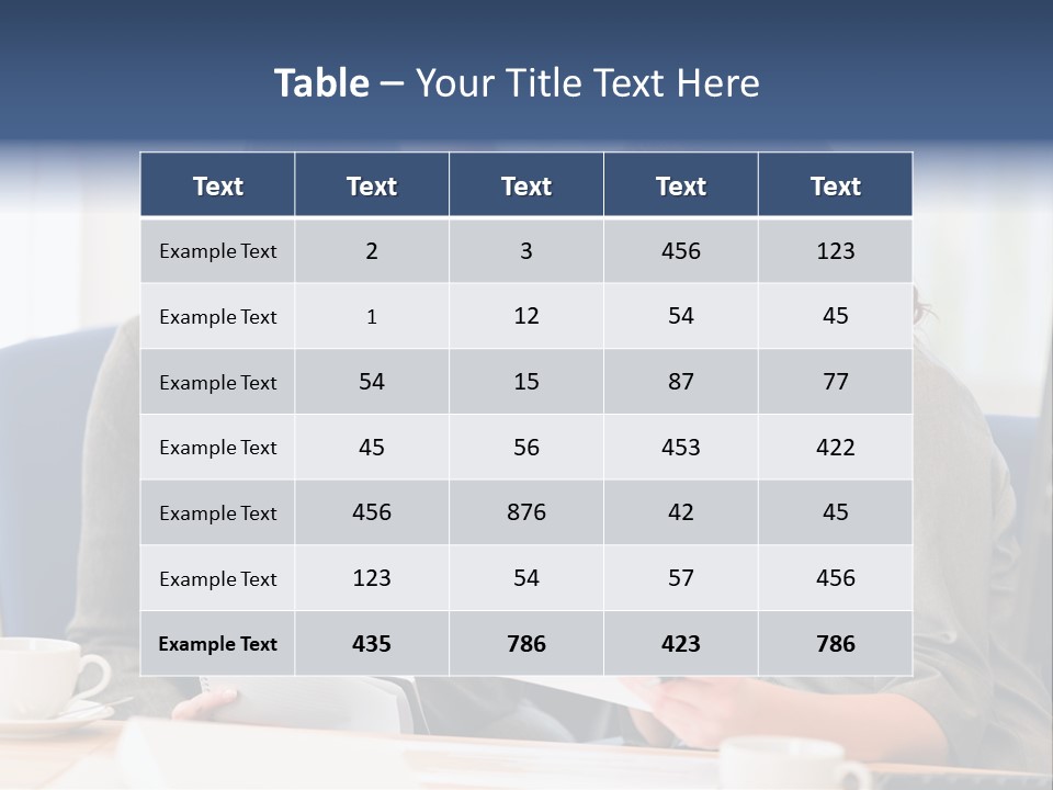 Female Workgroup Young PowerPoint Template