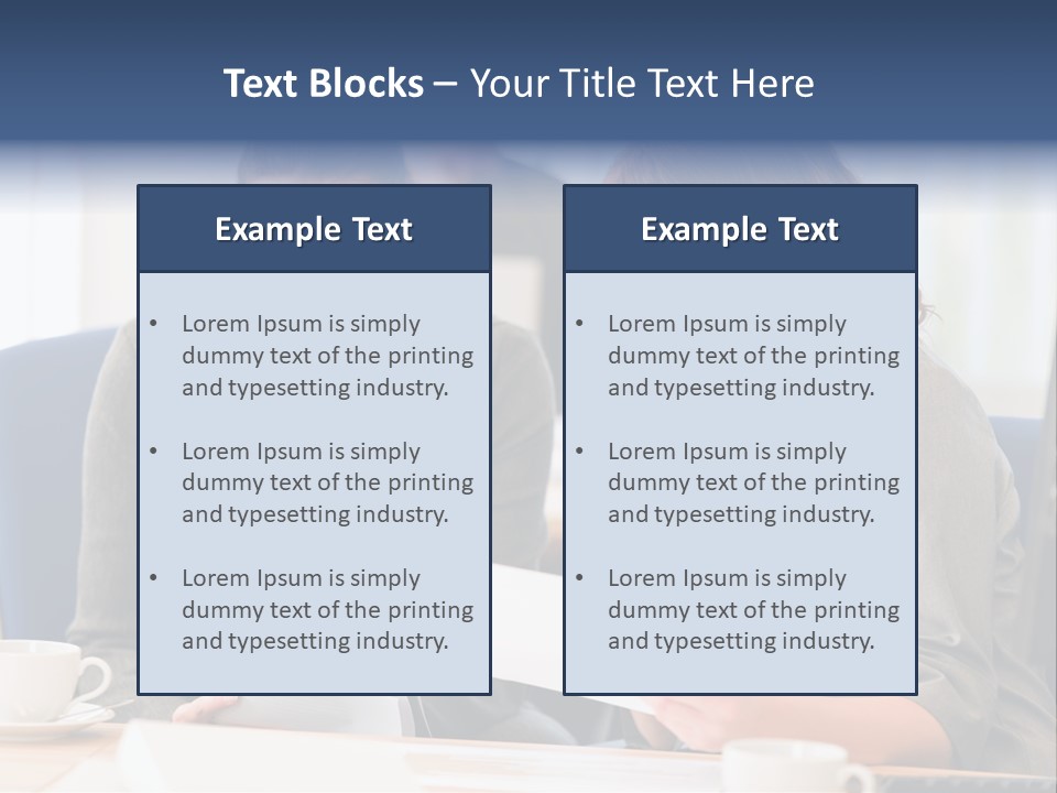 Female Workgroup Young PowerPoint Template