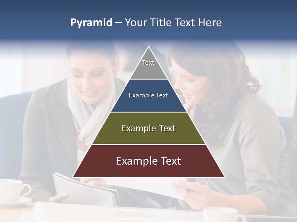 Female Workgroup Young PowerPoint Template