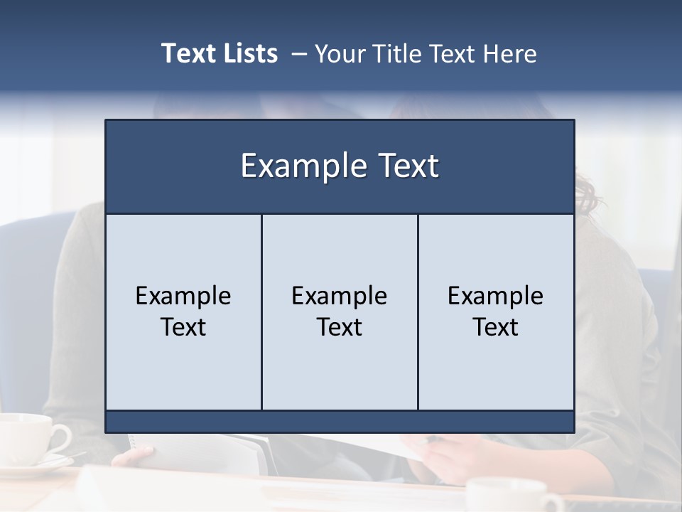 Female Workgroup Young PowerPoint Template