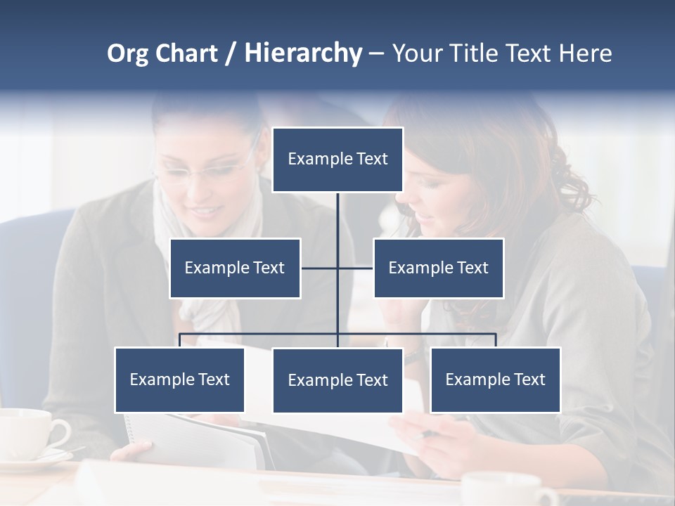 Female Workgroup Young PowerPoint Template