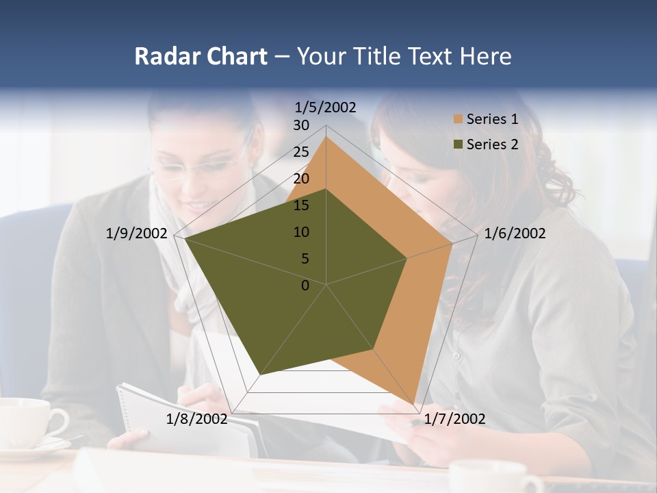 Female Workgroup Young PowerPoint Template