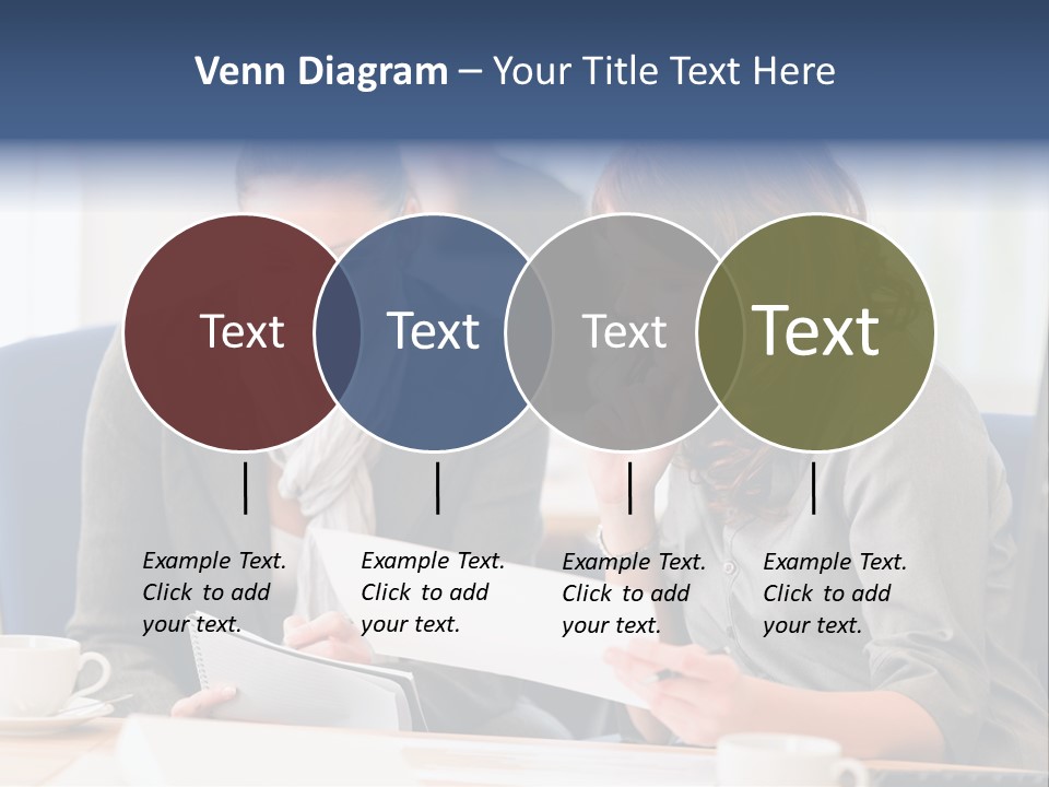 Female Workgroup Young PowerPoint Template
