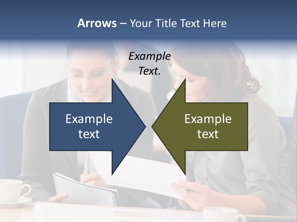 Female Workgroup Young PowerPoint Template