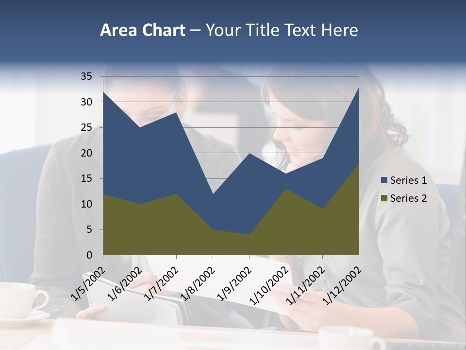 Female Workgroup Young PowerPoint Template