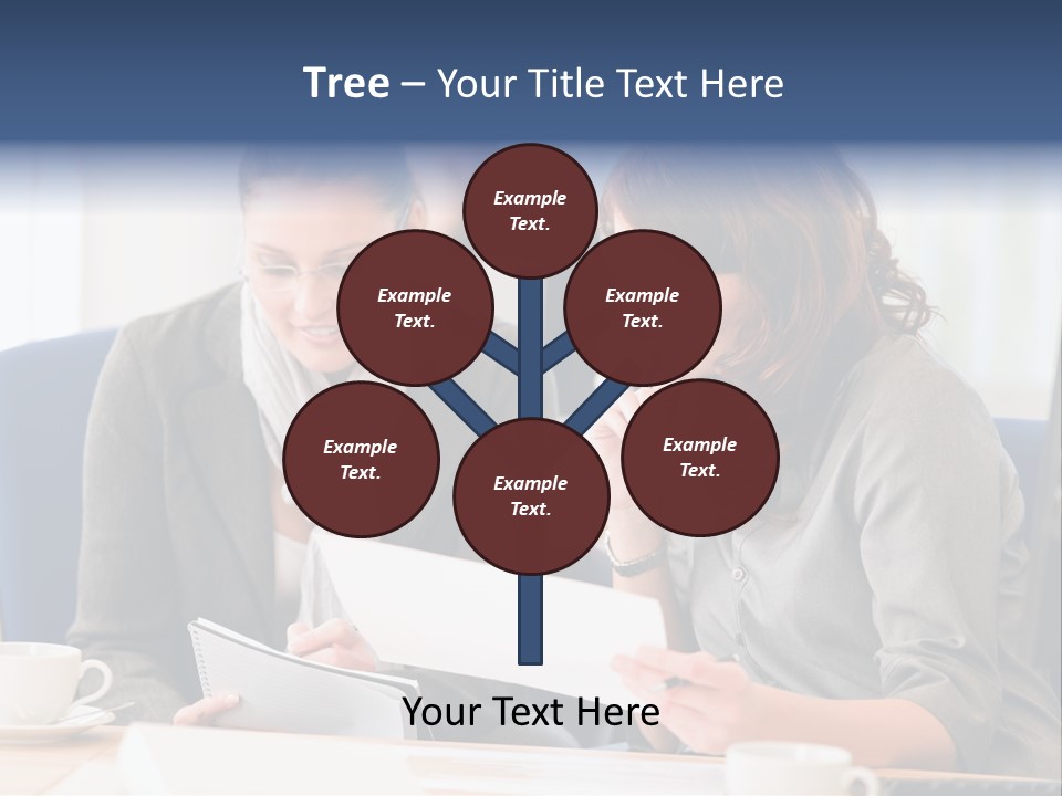 Female Workgroup Young PowerPoint Template