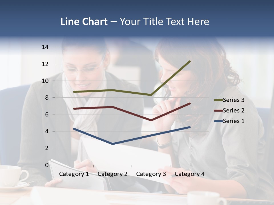 Female Workgroup Young PowerPoint Template