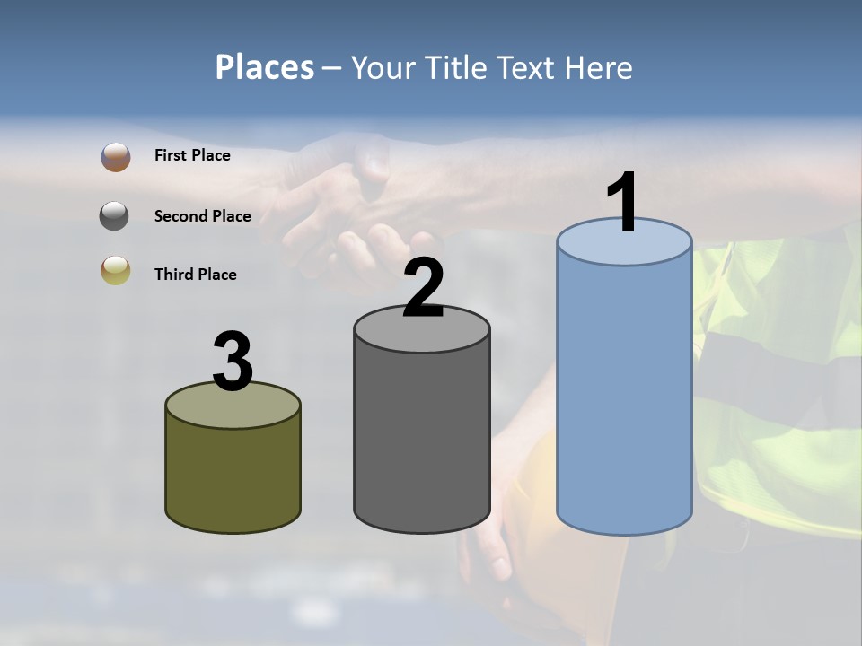 Skill Partnership Standing PowerPoint Template