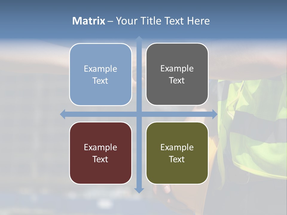 Skill Partnership Standing PowerPoint Template