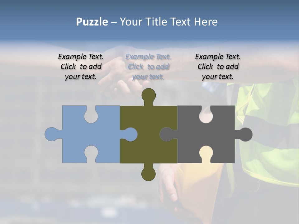 Skill Partnership Standing PowerPoint Template