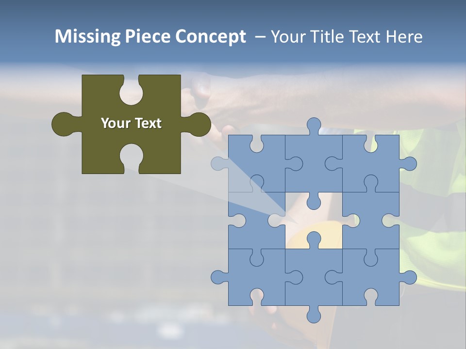 Skill Partnership Standing PowerPoint Template