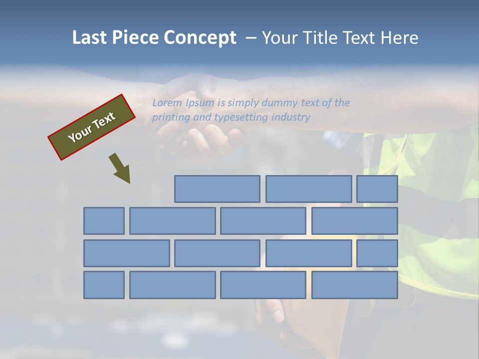 Skill Partnership Standing PowerPoint Template