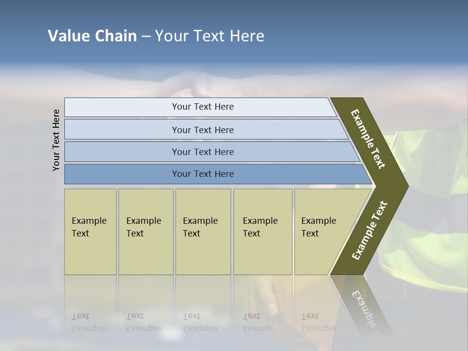 Skill Partnership Standing PowerPoint Template