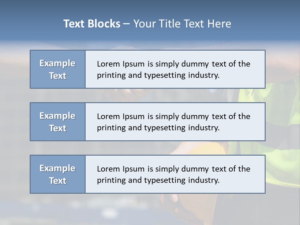 Skill Partnership Standing PowerPoint Template
