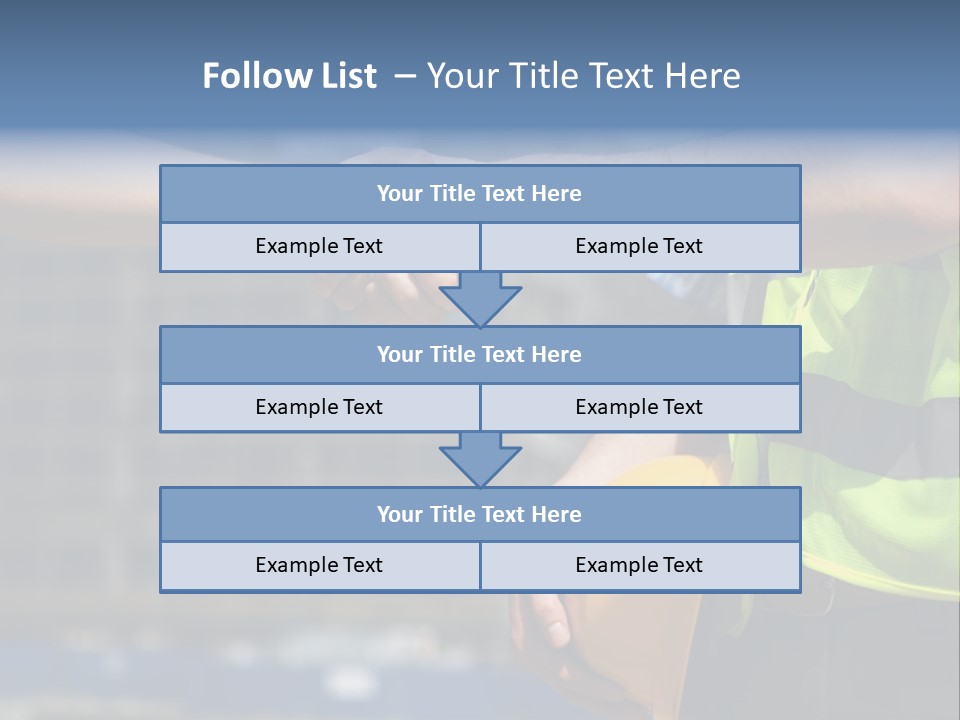Skill Partnership Standing PowerPoint Template