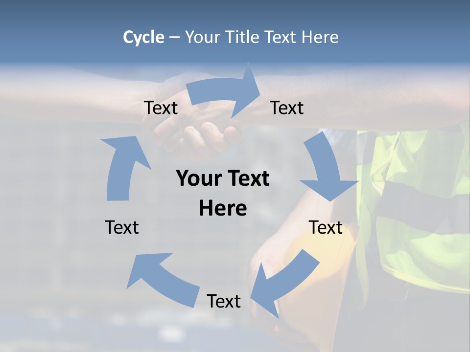 Skill Partnership Standing PowerPoint Template