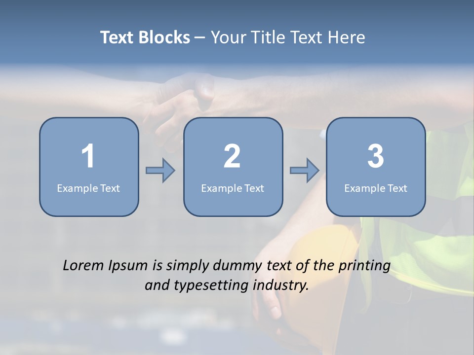 Skill Partnership Standing PowerPoint Template